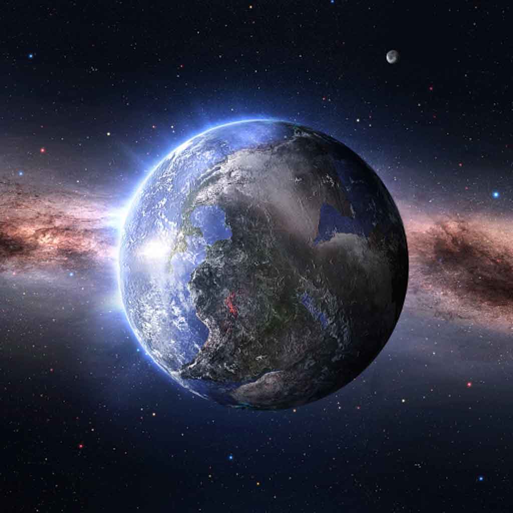 earth from space